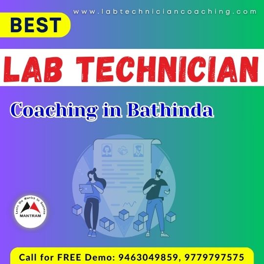 Best Lab Technician Coaching in Bathinda Punjab