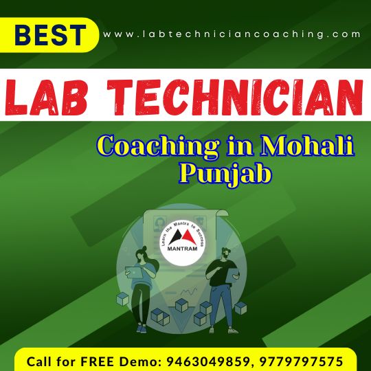 Best Lab Technician Coaching in Mohali Punjab