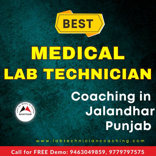Best Medical Lab Technician Coaching in Jalandhar Punjab