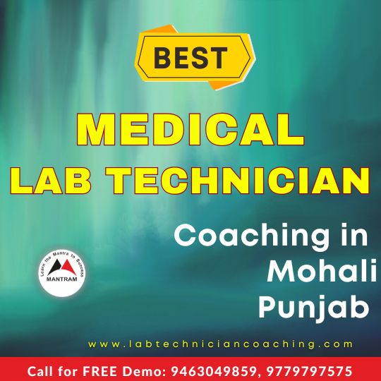 Best Medical Lab Technician Coaching in Mohali Punjab