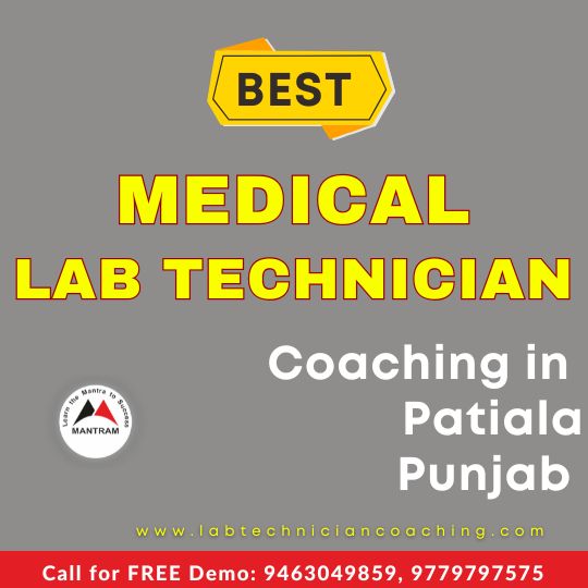 Best Medical Lab Technician Coaching in Patiala Punjab