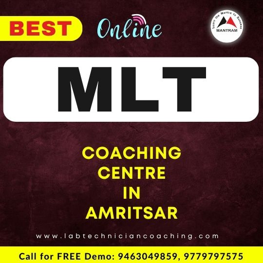 Best Online MLT Coaching Centre in Amritsar Punjab