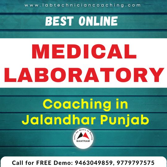 Best Online Medical Laboratory Coaching in Jalandhar Punjab