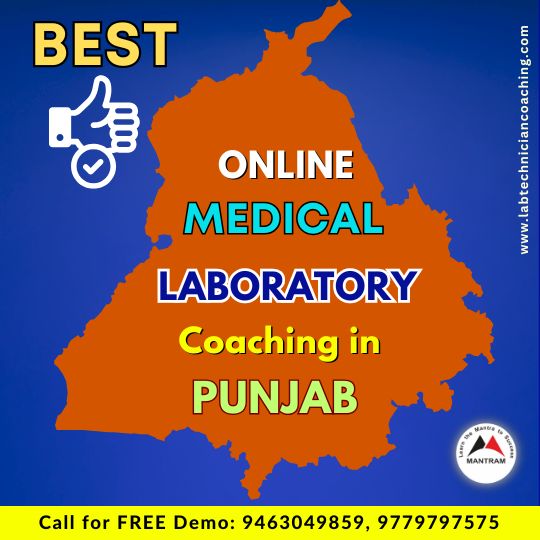 Best Online Medical Laboratory Coaching institute in Punjab