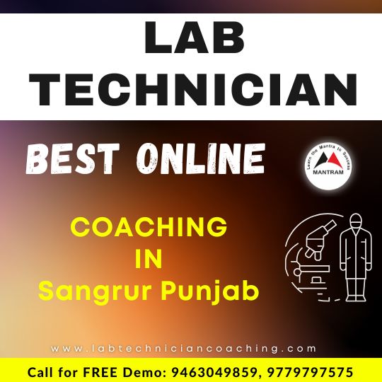 Lab Technician Best Online Coaching in Sangrur Punjab