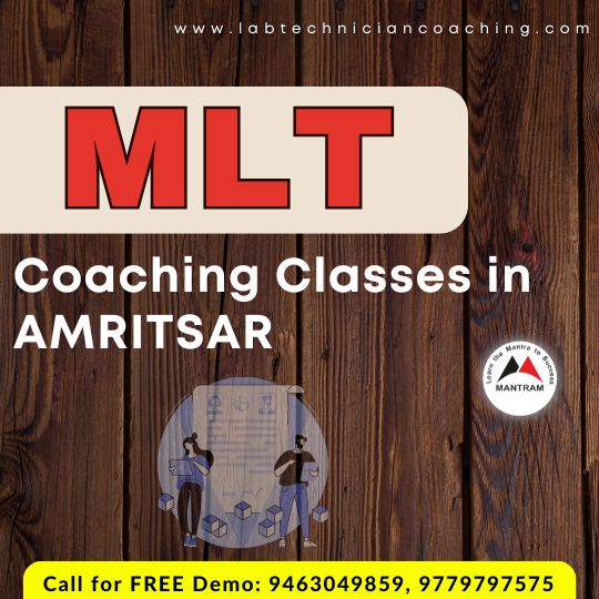 MLT Coaching Classes in Amritsar Punjab