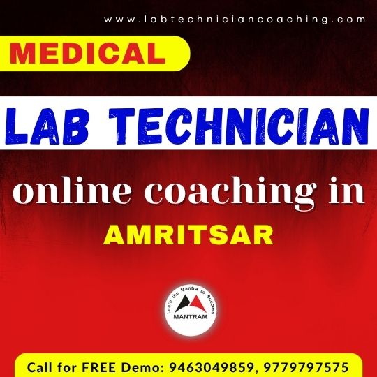 Medical Lab Technician Online Coaching in Amritsar Punjab