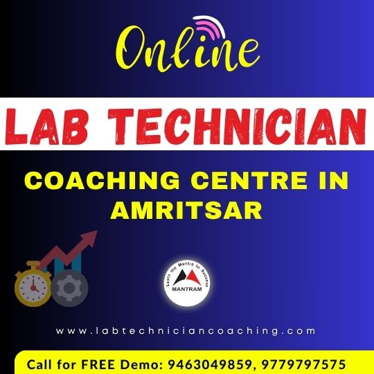 Online Lab Technician Coaching Centre in Amritsar Punjab