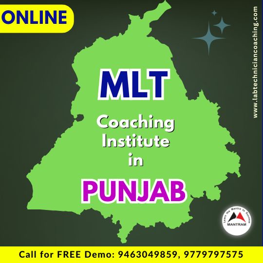 Online MLT Coaching Institute in Punjab