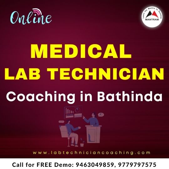Online Medical Lab Technician Coaching in Bathinda Punjab