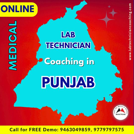 Online Medical Lab Technician Coaching in Punjab