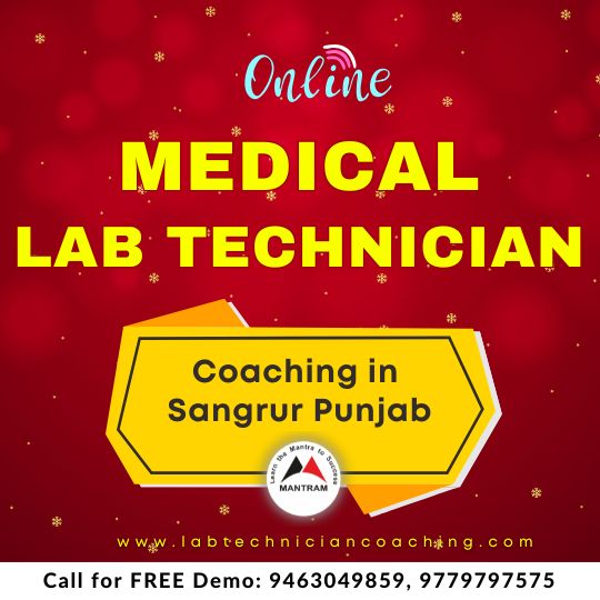 Online Medical Lab Technician Coaching in Sangrur Punjab
